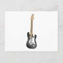 Recherche de guitare électrique cartes postales Musique