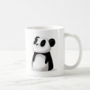 Recherche de panda mignon tasses Noir