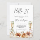 Recherche de champagne 21ans anniversaire invitations Moderne