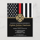 Recherche de retraite pompier cartes invitations Premier intervenant