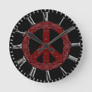Recherche de symboles de paix horloges Rétro