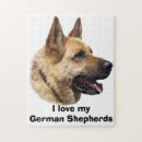 Recherche de de berger allemand puzzles Canine