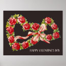 Recherche de rose de coeur posters Élégant