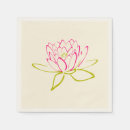 Zoek naar lotusbloem bloem servetten Waterlelie