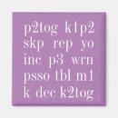 Recherche de tricot magnets Minimaliste