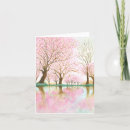 Recherche de arbre sakura vœux cartes Rose
