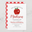 Recherche de pommes invitations Pour enfants