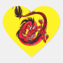 Recherche de tatouage de dragon autocollants Rouge