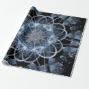 Recherche de fractales papier cadeau Bleu