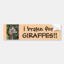 Recherche de girafffes voiture autocollants Drôle