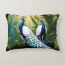 Recherche de paon blanc coussins Fleurs