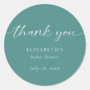 Recherche de vert turquoise autocollants Script