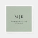 Zoek naar uitnodiging servetten Groen