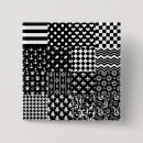 Zoek naar zwart wit patroon buttons Minimalistisch