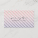 Recherche de rayures chics cartes visite Customer