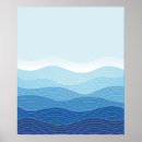 Recherche de eau de mer posters Minimaliste