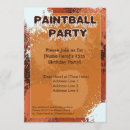 Recherche de de paintball invitations Bleu