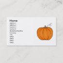 Recherche de automne cartes visite Simple