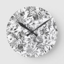 Recherche de peinture florale horloges Botanique