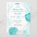 Recherche de bleu cyan invitations Turquoise