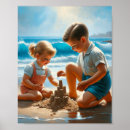 Zoek naar zandkasteel posters Zomer