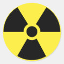 Recherche de radioactive symbol autocollants Radioactif