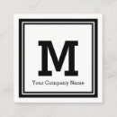 Zoek naar monogram visitekaartjes Modern