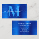 Recherche de bleu royal cartes visite Cobalt
