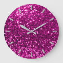 Recherche de rose vif horloges Étincelant