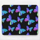 Recherche de papillon coloré tapis souris Bleu