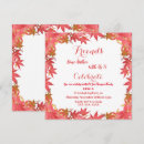 Recherche de feuille d érable invitations Aquarelle