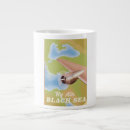 Recherche de mer noire tasses Vintage