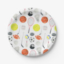 Recherche de basketball assiettes en papier Athlétique