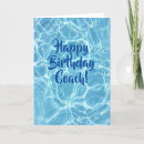 Recherche de entraîneur de natation vœux cartes Bleu