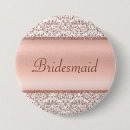 Recherche de rose de damassé badges Monogramme