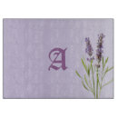 Recherche de fleurs lavande planches à découper Monogramme