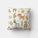 Recherche de animaux safari coussins Décoration de pépinière