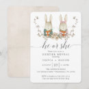 Recherche de fleuri 11x16 invitations Baby