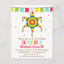 Recherche de de pinata anniversaire invitations Coloré