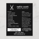 Recherche de coiffeur prospectus Ciseaux
