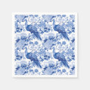 Recherche de motif porcelaine serviettes Bleu et blanc