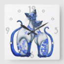 Zoek naar siamese klokken Blauw