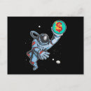 Recherche de lune lunaire cartes postales Astronaute