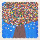 Zoek naar hemel onderzetters Abstract