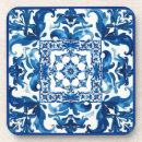 Zoek naar mediterrane onderzetters Blauw