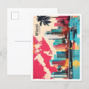 Recherche de voyage miami cartes postales Vintage