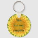 Recherche de fleurs de tournesol porteclés Aquarelle