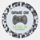 Recherche de anniversaire de jeu vidéo autocollants Boy