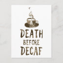 Recherche de tasse de café cartes postales Barista
