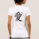 Recherche de kanji tshirts Amour
